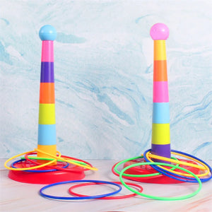 Children Throw Circle Game