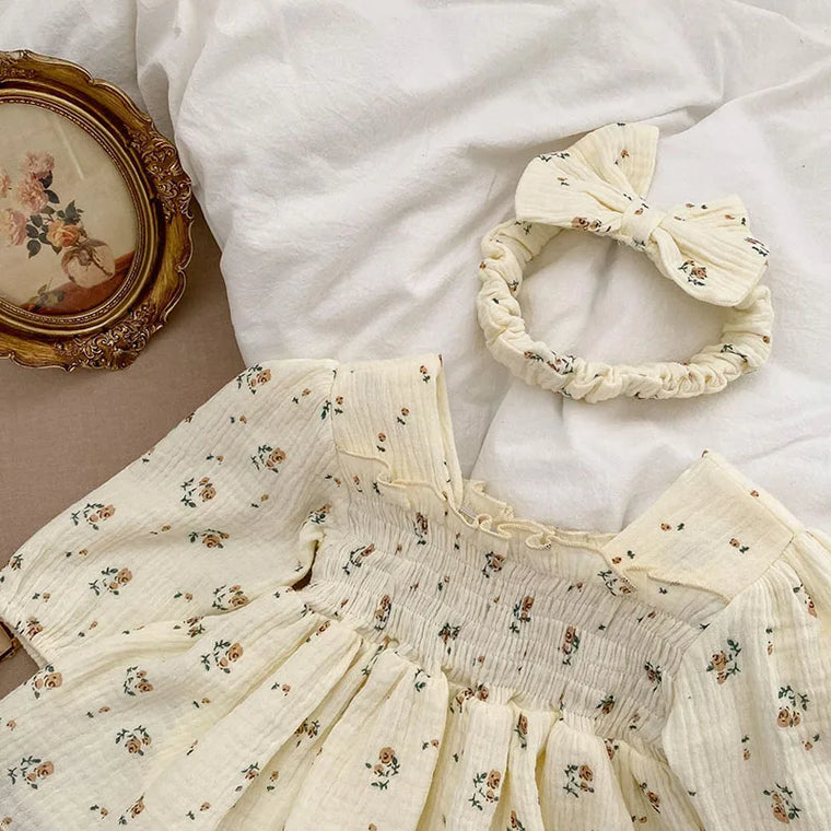 Baby Bodysuits Floral Girls