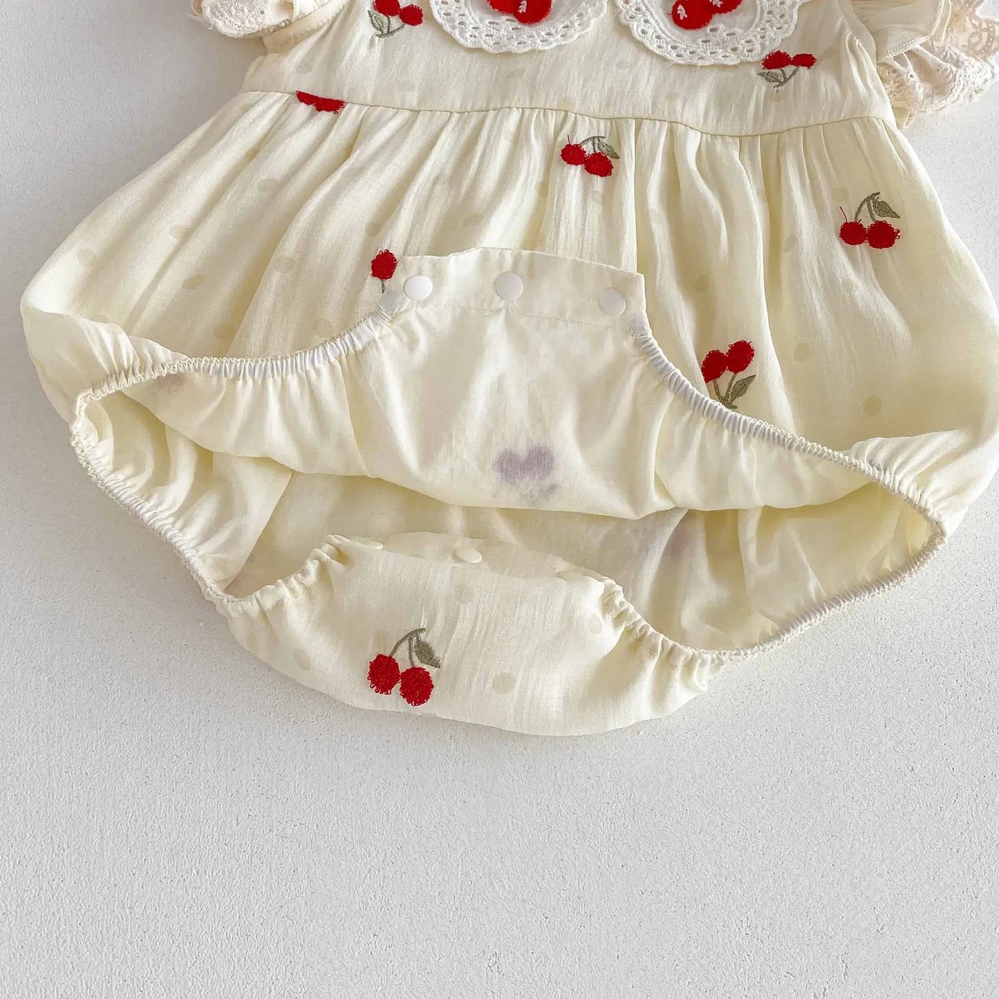 Baby Clothes Lace Collar Bodysuit
