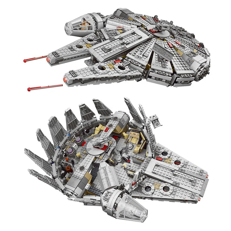Millennium Spaceship Bricks Building Block