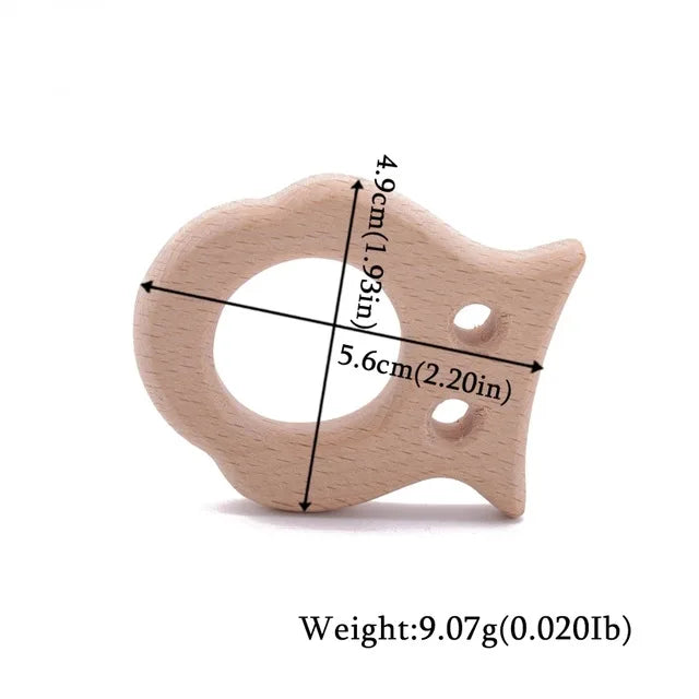 Wooden Teether Animal