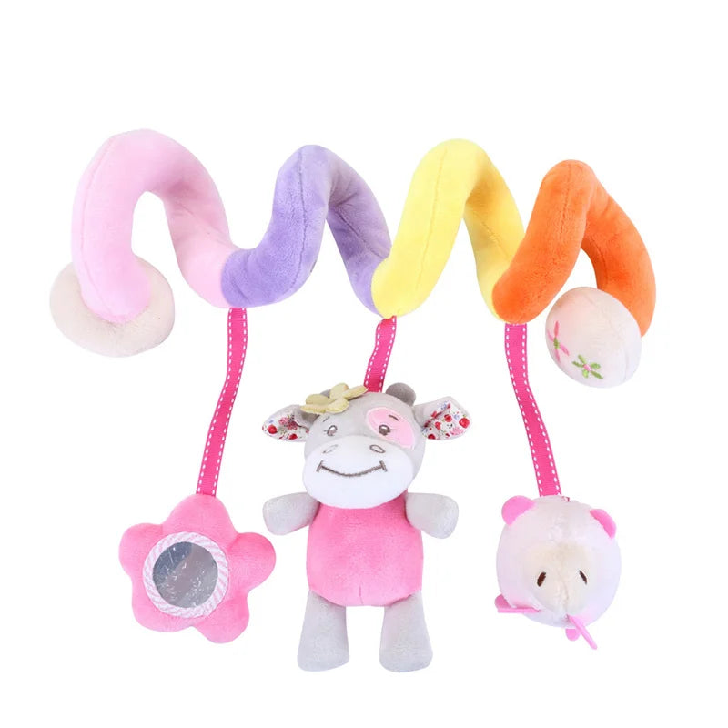 Sensory Baby Plush Rattle Toy