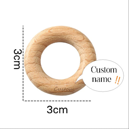Customize Logo Wooden Ring