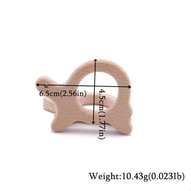 Wooden Teether Animal