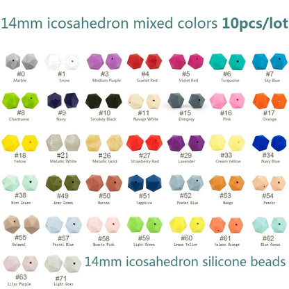 Silicone Teether Beads BPA Free Cartoon