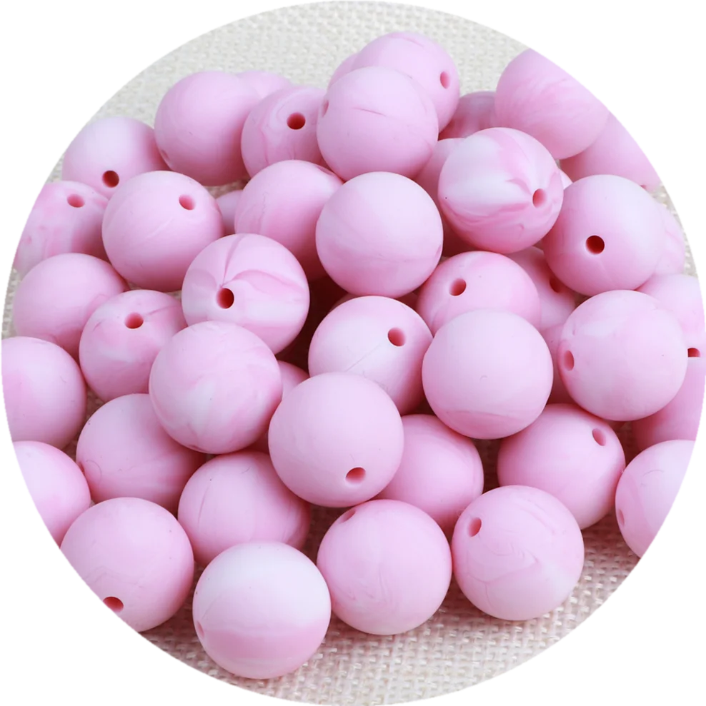 15mm Silicone Beads