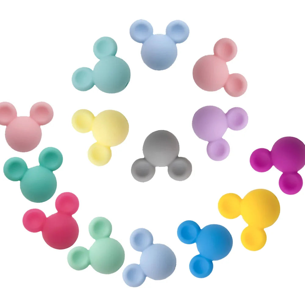 Silicone Teether Beads BPA Free Cartoon