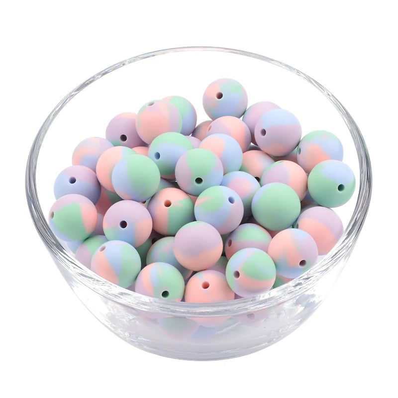 Silicone Beads 12mm 50pcs