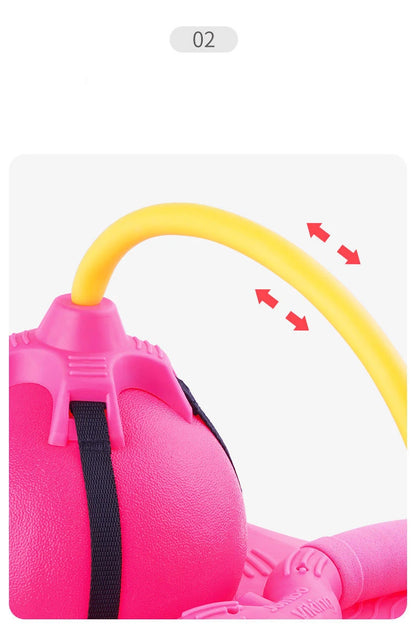 Bouncing Ball with Handle and Pump