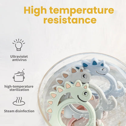 Silicone Wood Ring Teether