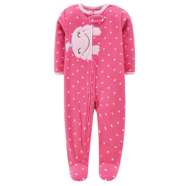 Winter Warm Newborn Romper Pajamas