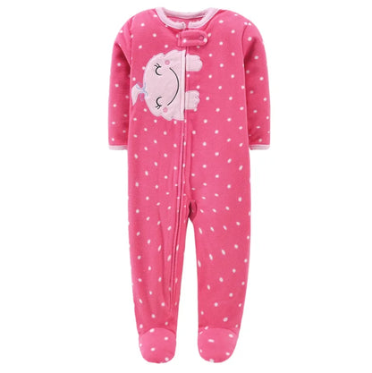 Winter Warm Newborn Romper Pajamas