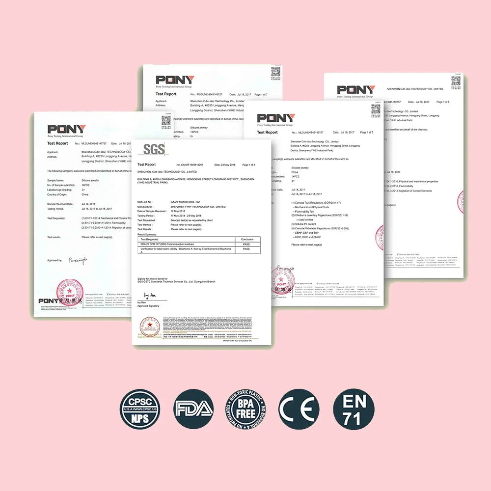 Silicone Teether Beads BPA Free Cartoon