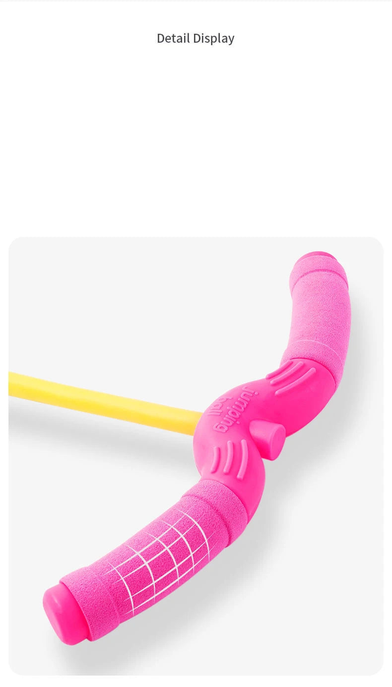 Bouncing Ball with Handle and Pump
