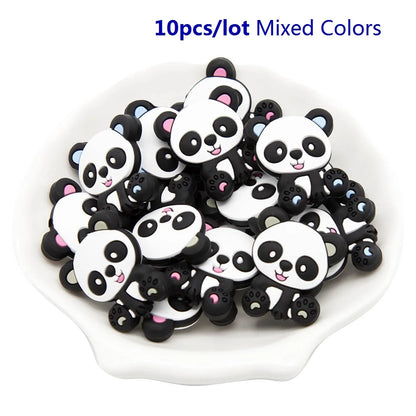 Silicone Teether Beads BPA Free Cartoon