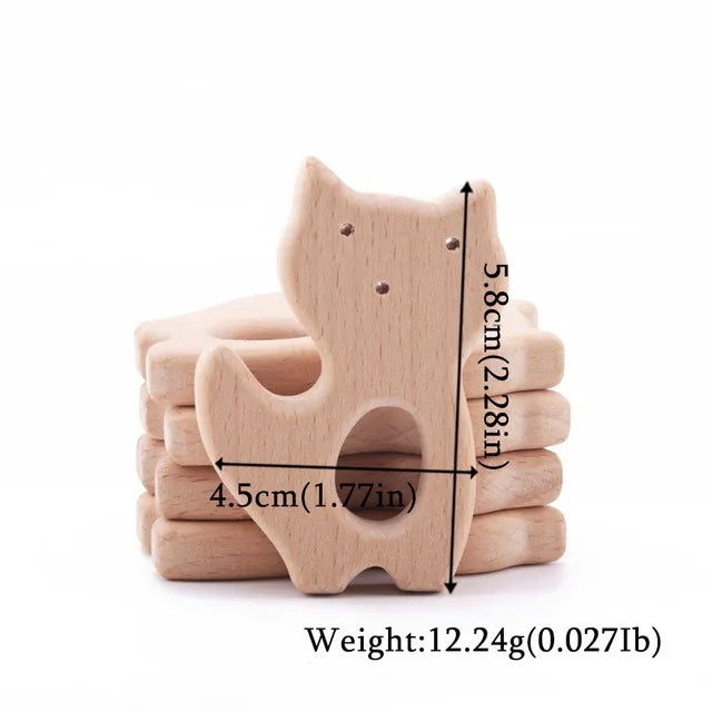Wooden Teether Animal