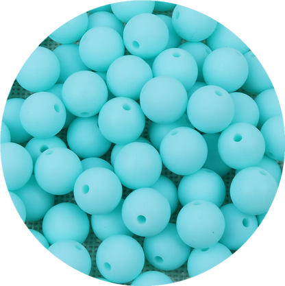 15mm Silicone Beads
