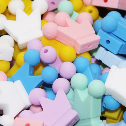 Silicone Crown Beads