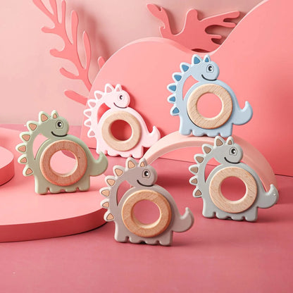 Silicone Wood Ring Teether