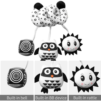 Sensory Baby Plush Rattle Toy