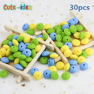 Food Grade Silicone Small Crown Beads