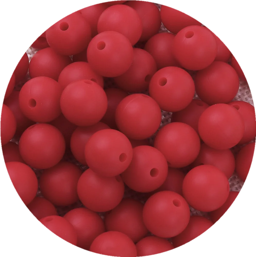 15mm Silicone Beads