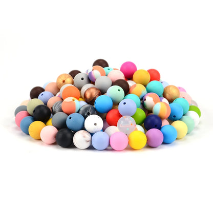 Silicone Beads 12mm 50pcs