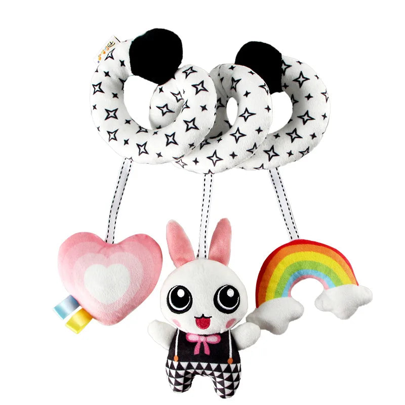 Sensory Baby Plush Rattle Toy