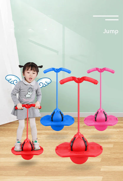 Bouncing Ball with Handle and Pump