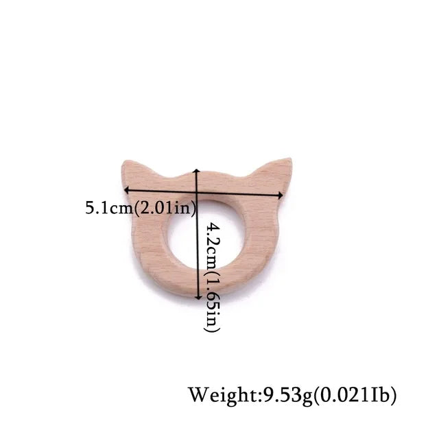 Wooden Teether Animal