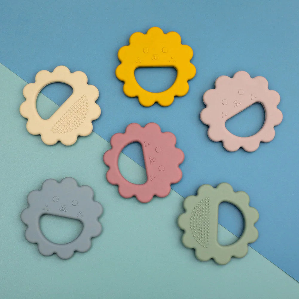 Cartoon Leaf Baby Silicone Teether