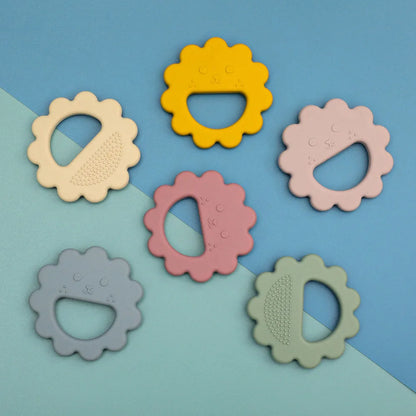 Cartoon Leaf Baby Silicone Teether
