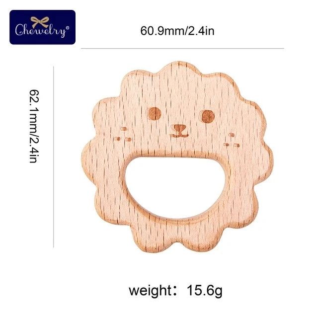 Wooden Teether Animal