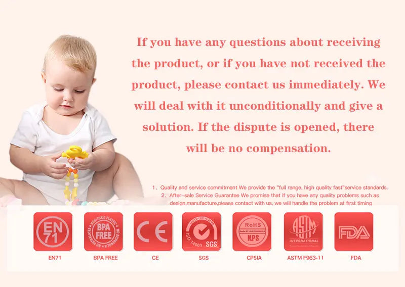 Silicone Wood Ring Teether