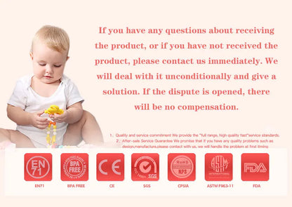 Silicone Wood Ring Teether