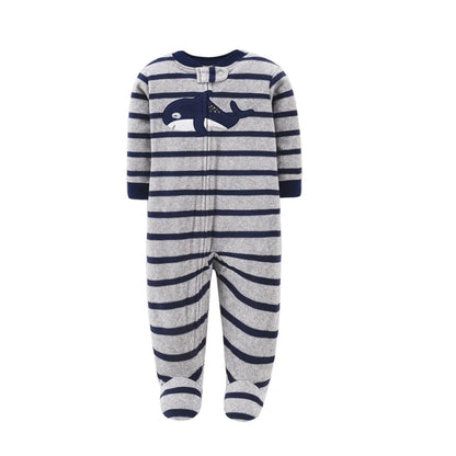 Winter Warm Newborn Romper Pajamas