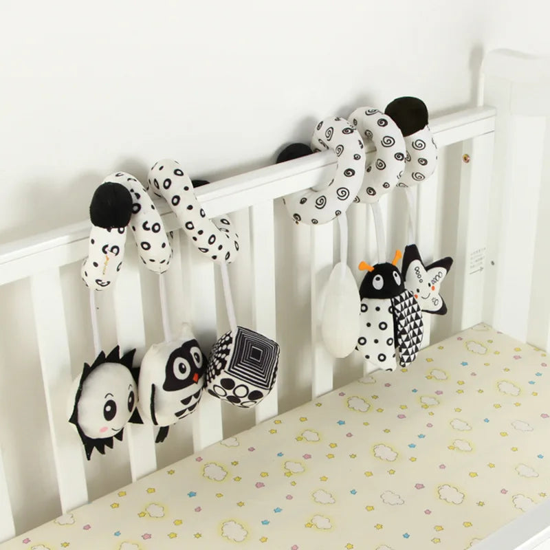 Sensory Baby Plush Rattle Toy