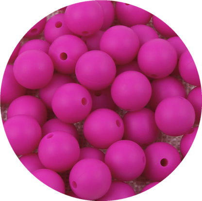15mm Silicone Beads