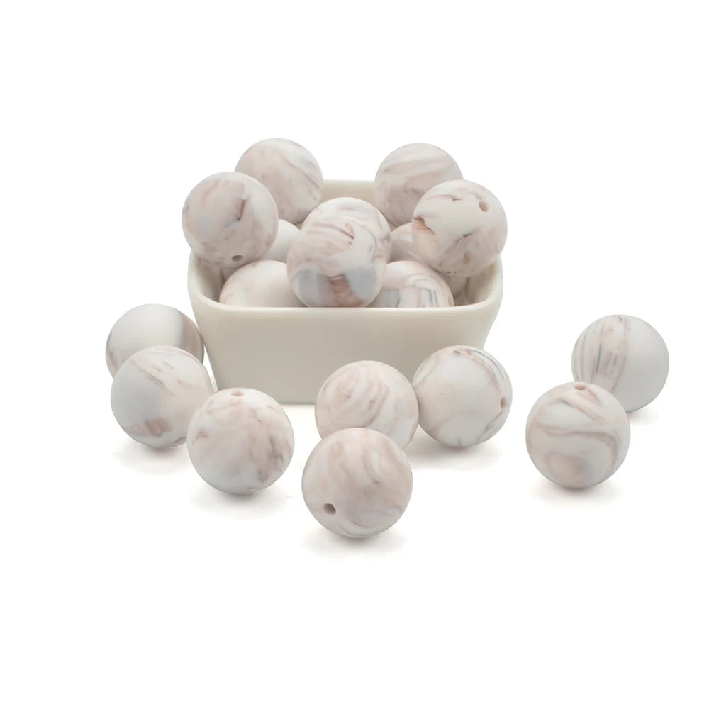 Silicone Beads 12mm 50pcs