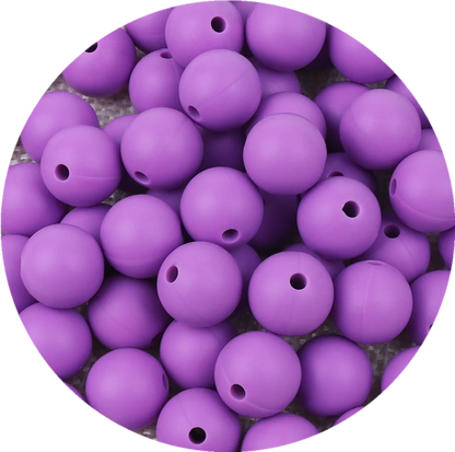 15mm Silicone Beads