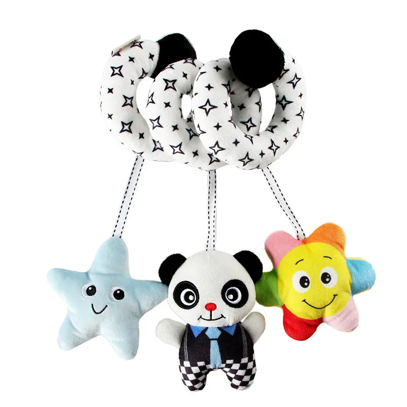 Sensory Baby Plush Rattle Toy