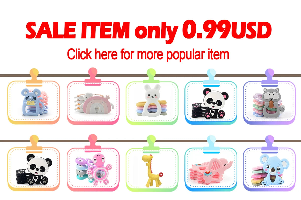 Baby Teethers Cartoon Animal