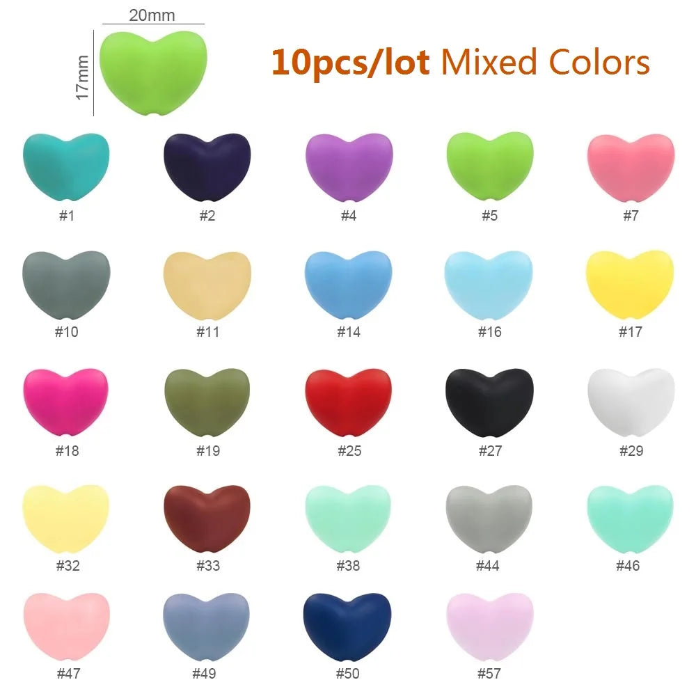 Silicone Teether Beads BPA Free Cartoon