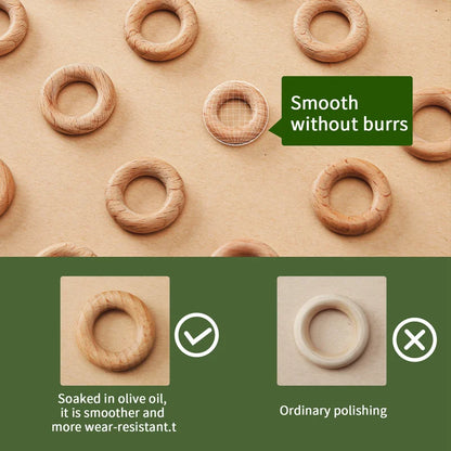 Wooden Rings Baby Beech Teether