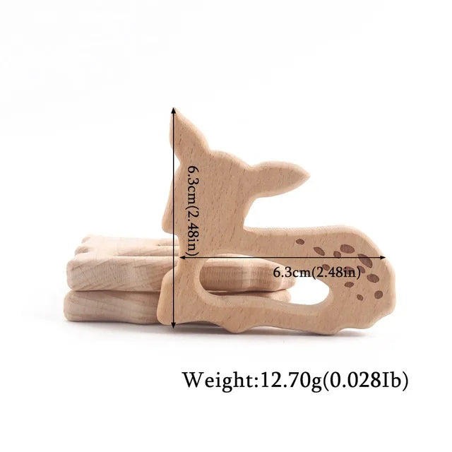 Wooden Teether Animal