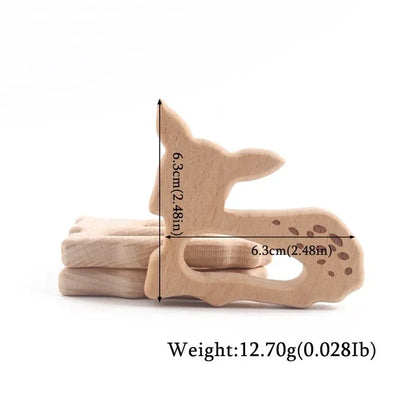 Wooden Teether Animal
