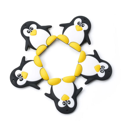 Silicone Cartoon Penguin Teether