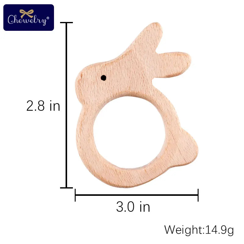Wooden Teether Animal