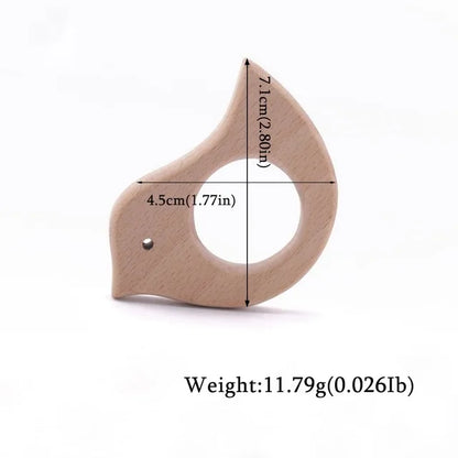 Wooden Teether Animal