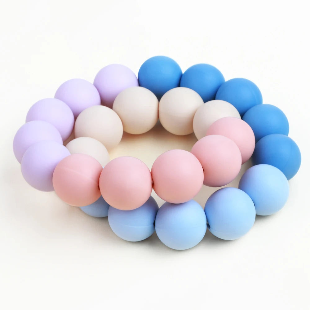 15mm Silicone Beads